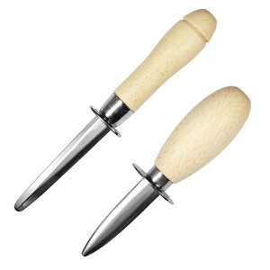 簡単 に 牡蠣 を 剥く オイスターナイフ 牡蠣ナイフ 牡蠣 の おうち料理 ステンレス 小・大 2本セット SO-0110 SO-0210 志津刃物 日本製 カキナイフ 牡蠣包丁 カキ剥き カキムキ 貝むき 貝剥き 貝