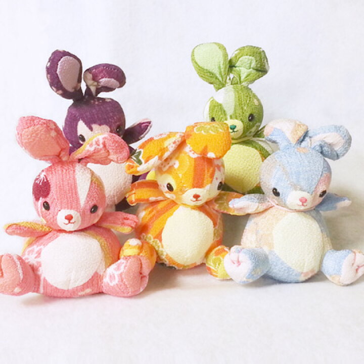 楽天市場 ぬいぐるみ ストラップ かわいい うさぎ マスコット うさぎ マスコット お手玉 兎 ウサギ ぬいぐるみ キャラクター ボールチェーン付 お土産 キーホルダー 縁起物 保育園 幼稚園 小学生 ランドセル ちりめん ネコポス メール便 不可 ちりめん細工館 楽天市場店