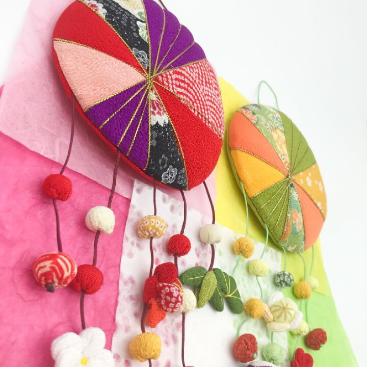 楽天市場】つるし飾り 置物 おしゃれ [毬-4 幸福 壁飾り 変わり下げ  