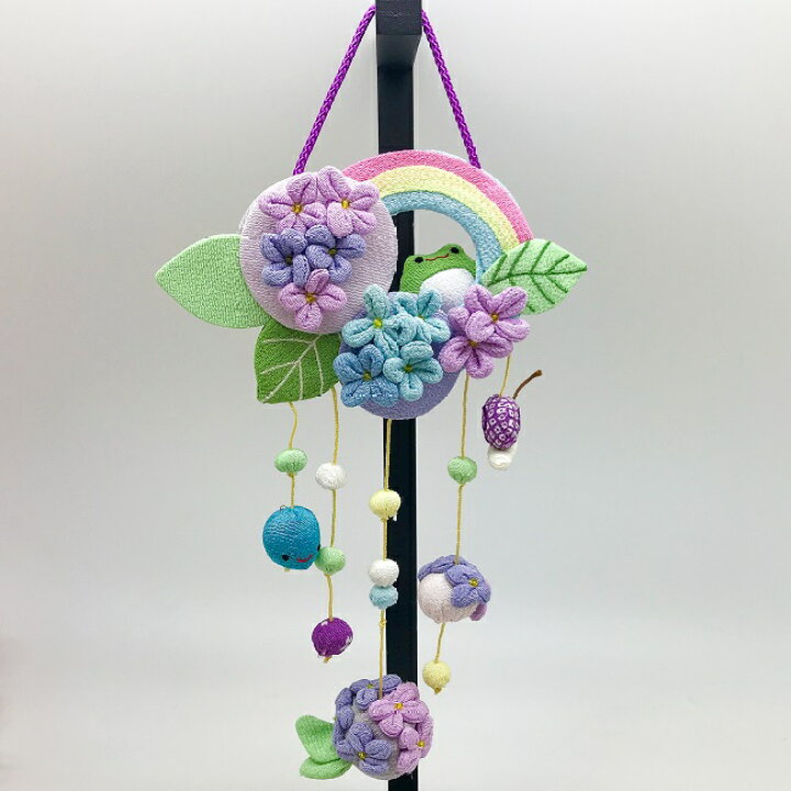 置物 コンパクト ちりめん 小さい 手作り ミニすだれ かえる 梅雨 紫陽花 人形 飾りミニ 可愛い人気 最大73 Offクーポン