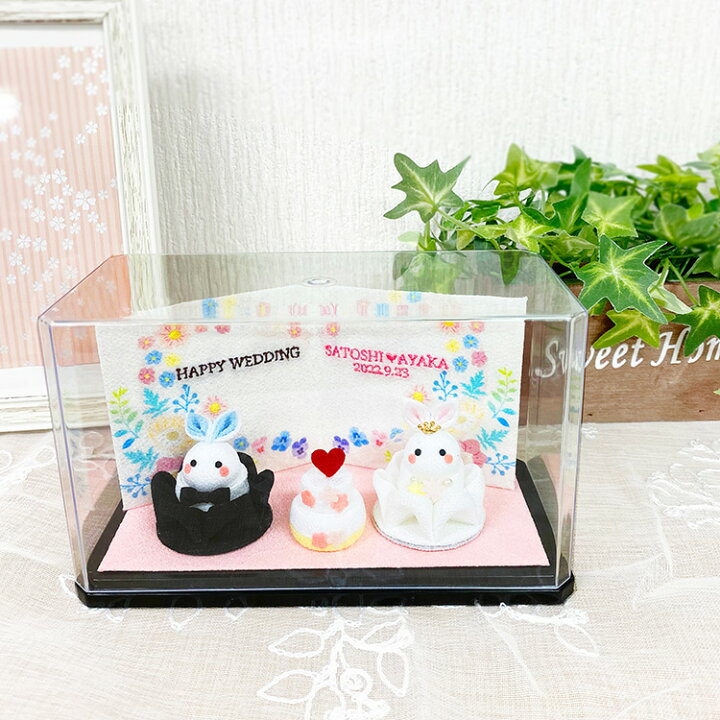 楽天市場】【受注生産品】ウエディング ドール ［うさぎのウェディング 