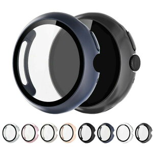 �P�[�X 45mm �����K���X �E�H�b�`4 Watch4 �t�B������� �K���X�t�B�����t�� �S�ʕی� Google �n�[�h�P�[�X Pixel �J�o�[ Watch �O�[�O���s�N�Z�� 4 �P�F/�N���A / 41mm �t���ی�P�[�X Pixel