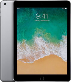 【楽天スーパーSALE！ポイントUP】【中古】Apple iPad 第5世代 Wi-Fi+Cellularモデル 128GB 　本体スペースグレイ　simフリーCランク【送料無料】