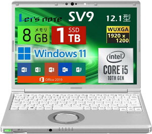 �y���������}���\���|�C���gUP�z�p�\�R��Panasonic �m�[�g�p�\�R�� Let`s note CF-SV9 ���y�ʃf�U�C�� 12.1�C���`WUXGA(1920x1200) �m�[�gPC ��10���� Core i5-10310U/������ 8GB /����M2 SSD/Web�J����/WiFi/Type-C/window