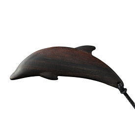 ストラップ 根付 イルカ 縞黒檀 携帯ストラップ ストラップ キーホルダー 木製 シンプル デザイン 無垢 高品質 上質 ギフト プレゼント 贈り物