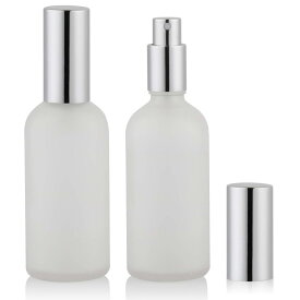 香水瓶 アトマイザー 100ml 化粧水 スプレーボトル 漏れない 細かいミスト 化粧水瓶 ガラス 香水ボトル 香水ケース スプレー容器 2本セット