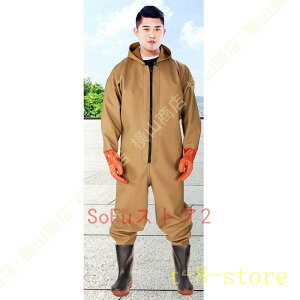 ラジアルソール 全身防水 ウェーダー 軽量 通気性 大きいサイズ 胴付長靴 胴長 ウェダー 水産 PVCウェーダー 清掃 胴付き長靴 釣り用長靴 作業靴 レディース