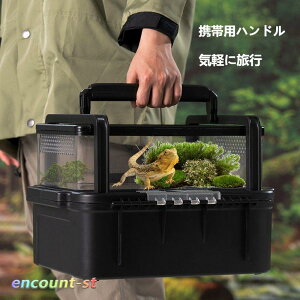 爬虫類カメレオンケージペットハウス 無脊椎動物の生息地 バイオ換気された繁殖室 取り外し可能な爬虫類ボックス 屋外の野生の収穫の爬虫類の箱