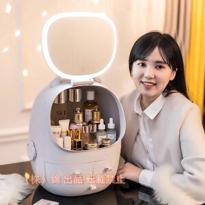 メイクボックス 鏡付き 株式会社錦 大容量 持ち運び コスメボックス コスメケース コスメ収納 コスメ収納ボックス 化粧品 アクセサリー 収納 ミラー付き プロ