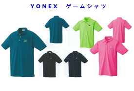 ヨネックスゲームシャツ 10300Y メンズ 2019SS バドミントン テニス ゆうパケット(メール便)対応 2019最新 2019春夏