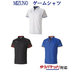 ミズノ ゲームシャツ 62JA9006 メンズ 2019SS バドミントン テニス ソフトテニス ゆうパケット(メール便)対応
