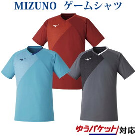 ミズノ ドライサイエンスゲームシャツ 72MA1022 ニセックス 2021SS ゆうパケット(メール便)対応 バドミントン テニス ソフトテニス
