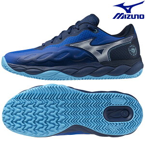 ミズノ テニスシューズ ウエーブエンフォースコート WIDE OC 61GB243128 ユニセックス 2024AW 同梱不可 RFCL