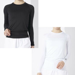 返品・交換不可 ウイルソン クルーネックコンプレッション 413254 2023SS テニス ウィメンズ レディース ニッキー株式会社 ゆうパケット(メール便)対応