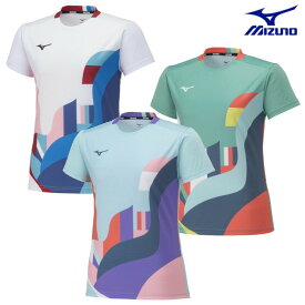 ミズノ ゲームシャツ 62JAA242 レディース バドミントン テニス ソフトテニス メール便対応
