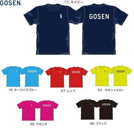 返品・交換不可 ゴーセン 2019年春企画Tシャツ ワンポイントロゴ jpt01 ゆうパケット（メール便）対応