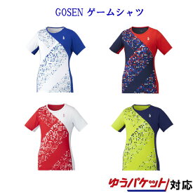 ゴーセン　ゲームシャツ　T1943　レディース　2019AW　バドミントン　テニス　ソフトテニス