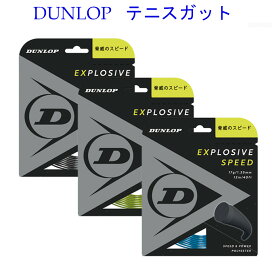 ダンロップ エクスプロッシブ・スピード　DST11021 硬式テニス テニスガット ストリング　ゆうパケット(メール便)対応