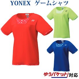 返品・交換不可　ヨネックス ゲームシャツ 20499 レディース 2019SS バドミントン テニス ゆうパケット（メール便）対応　セール