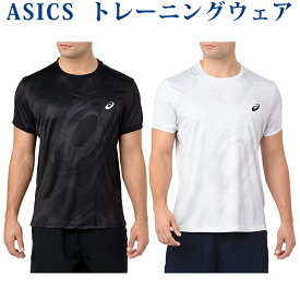 アシックス Tシャツ グラフィックショートスリーブトップ 2041A027 メンズ 2018AW テニス ソフトテニス　ゆうパケット(メール便)対応 2018新製品 2018秋冬