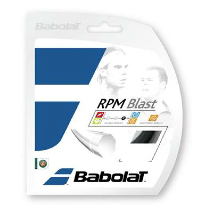 バボラ RPMブラスト 12m BA241101 硬式テニス テニスガット ストリング Babolat チトセスポーツ バボラ RPMブラスト 125 ガット 12メートル 2本セット