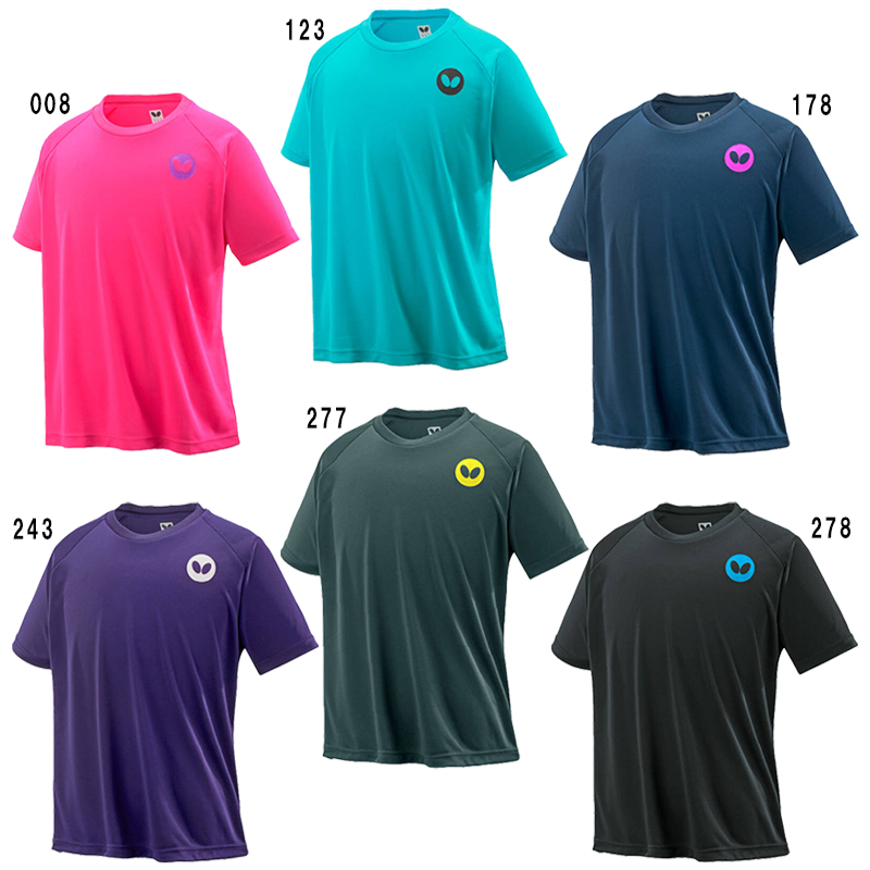 725円 90％以上節約 卓球ウェア Butterfly カリソン Tシャツ 3S 008 ピンク