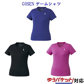 ゴーセン　レディース　ゲームシャツ　T1965　2019AW　バドミントン　テニス　ソフトテニス 半袖
