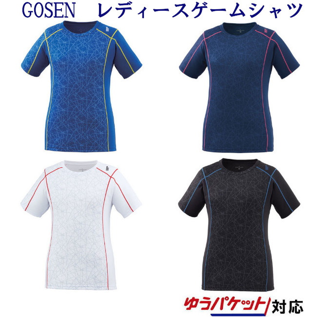 ゴーセン　レディースゲームシャツ　T2007　2020SS　バドミントン　テニス　ソフトテニス　ゆうパケット(メール便)対応 クリアランス