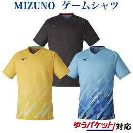 ミズノ クイックドライゲームシャツ 72MA1002 ニセックス 2021SS ゆうパケット(メール便)対応 バドミントン テニス ソフトテニス