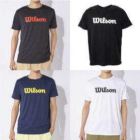 ウイルソン ビッグロゴ ドライTシャツ 413240 2023SS テニス バドミントン メンズ ニッキー株式会社 ゆうパケット(メール便)対応
