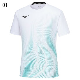 ミズノ ゲームシャツ 62JAB020 ユニセックス 2024SS バドミントン テニス ソフトテニス メール便対応
