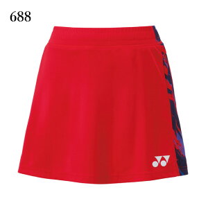 【返品・交換不可】ヨネックス スカート(インナースパッツ付) 26128 レディース 2024SS バドミントン テニス ソフトテニス ゆうパケット(メール便)対応
