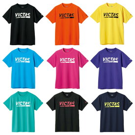 Victas プレイロゴティー 632101 2024SS 卓球 Tシャツ ゆうパケット(メール便)対応