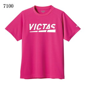 Victas プレイロゴティー 632101 2024SS 卓球 Tシャツ ゆうパケット(メール便)対応