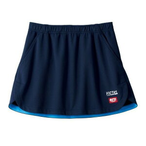 Victas インサイド ヘムカラースコート 622103 レディース 2021SS 卓球 ゆうパケット(メール便)対応