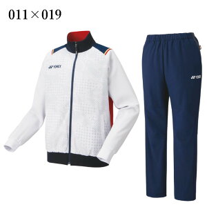 ヨネックス 裏地付ウィンドウォーマーシャツ(フィットスタイル)・パンツ上下セット 70090 80090 ユニセックス 2022AW バドミントン テニス