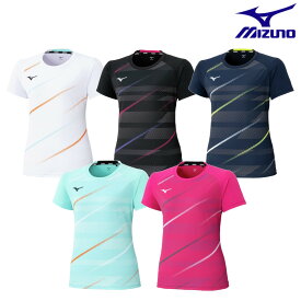 ミズノ ゲームシャツ 62JAC225 レディース 2025SS バドミントン テニス ソフトテニス ゆうパケット(メール便)対応