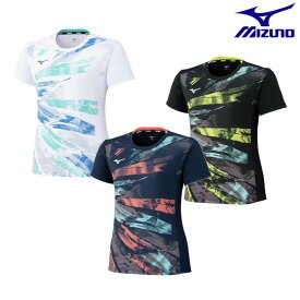 ミズノ ゲームシャツ 62JAC228 レディース 2025SS バドミントン テニス ソフトテニス ゆうパケット(メール便)対応