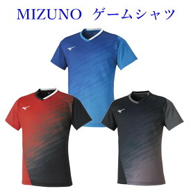 ミズノ ゲームシャツ 72MA0020 メンズ ユニセックス 2020SS バドミントン テニス ソフトテニス ゆうパケット(メール便)対応 2020最新 2020春夏