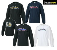 ブラックナイト ドライロングTシャツ T-6202U ユニセックス 2026AW バドミントンウェア ロンT メール便対応