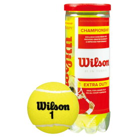 ウイルソン 硬式テニスボール チャンピオンシップ・エキストラ・デューティ wrt100101 3球入1缶テニスボール 球