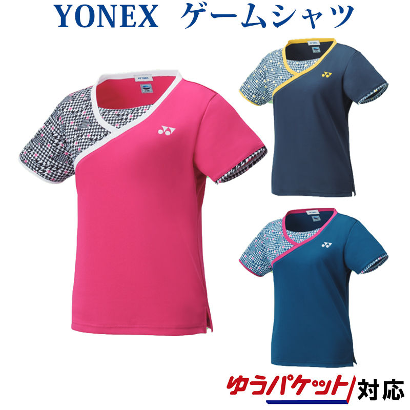 YONEX バドミントン テニス ソフトテニス ウエア 試合用 ヨネックス ゲームシャツ ユニフォーム 20496 AL完売しました。 レディース 対応 クリアランス 返品 ゆうパケット テニスウェア バドミントンウェア 驚きの値段 2019SS メール便 交換不可 女子