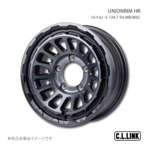 C.L.LINK �V�[�G�������N UNIONRIM HR 16×6J -5 139.7 5H MB/MSC UHR166013975mbmsc