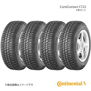 Continental �R���`�l���^�� ContiContact CT22 �^�C�� 4�{�Z�b�g 165/80R15 87T �i��:0358140×4