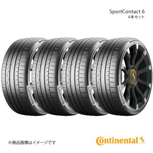 Continental �R���`�l���^�� SportContact 6 �^�C�� 4�{�Z�b�g 325/30R21 (108Y) XL �i��:0358793×4