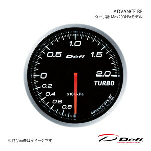 Defi �f�t�B ADVANCE BF/�A�h�o���X�r�[�G�t �^�[�{�v Max200kPa���f�� ��60 �Ɩ��F:�z���C�g DF09901