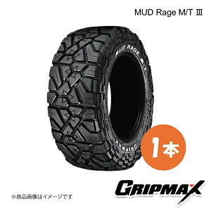 GRIPMAX �O���b�v�}�b�N�X MUD Rage M/T 3 �^�C�� 1�{ 285/60R18 122/119 QLT ���C�Y�h�z���C�g���^�[ 6969999081794