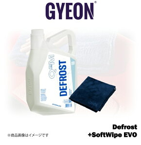 GYEON Q2M DeFrost 4000ml+SoftWipe EVO �Z�b�g Q2MDEF400+Q2MASWE �W�[�I�� �f�t���X�g