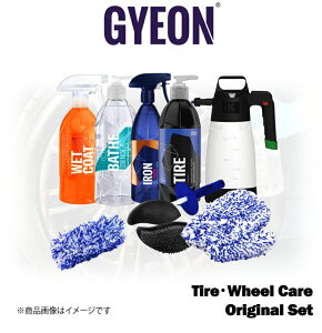 GYEON Original Tire�EWheel Care C (New WetCoat+Wheel Brush M+IK FOAM Pro 2) �j���[�E�F�b�g�R�[�g �z�C�[���u���V L �t�H�[���v��2