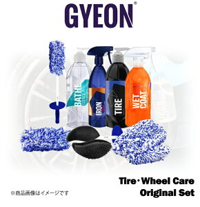 GYEON Original Tire�EWheel Care Set A (New WetCoat+Wheel Brush M L Set) �j���[�E�F�b�g�R�[�g �z�C�[���u���V M L �Z�b�g